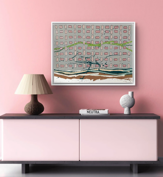 Barbara Beck 2009 Abstract Watercolor Painting on Paper