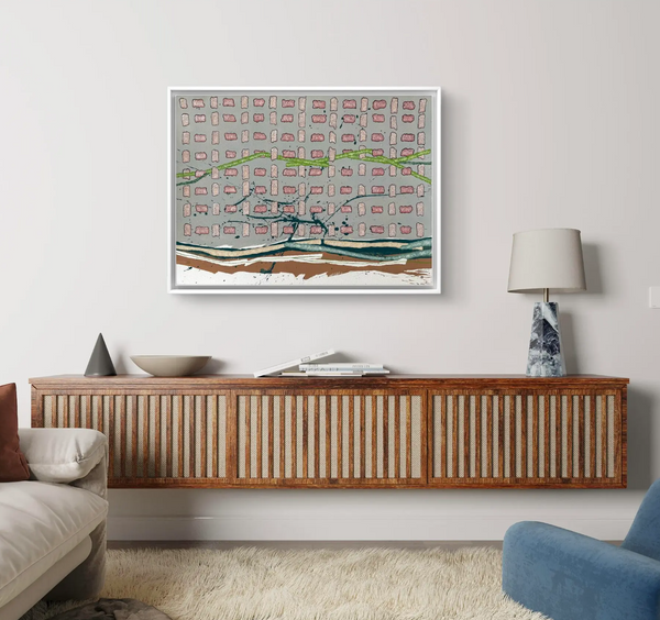 Barbara Beck 2009 Abstract Watercolor Painting on Paper