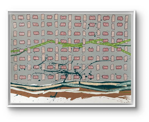 Barbara Beck 2009 Abstract Watercolor Painting on Paper