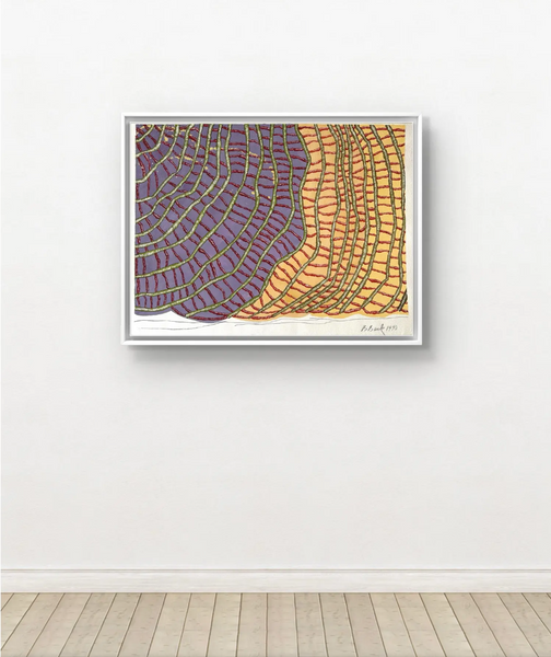 Barbara Beck 1993 Abstract Painting on Paper