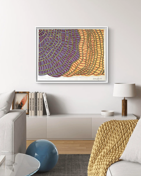 Barbara Beck 1993 Abstract Painting on Paper