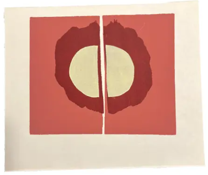Barbara Beck 1969 Screen Print #1 on Paper