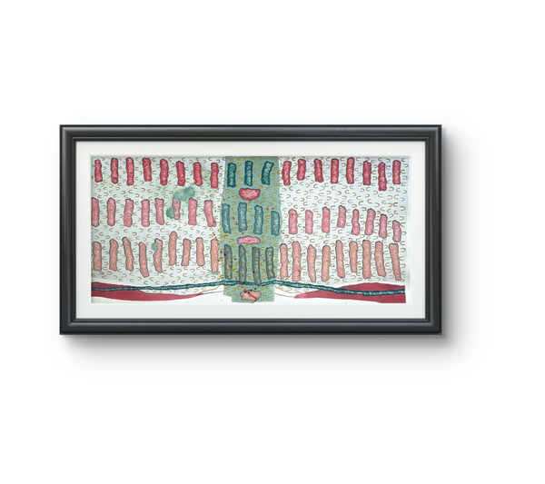 Barbara Beck 2006 Abstract Watercolor Painting on Paper