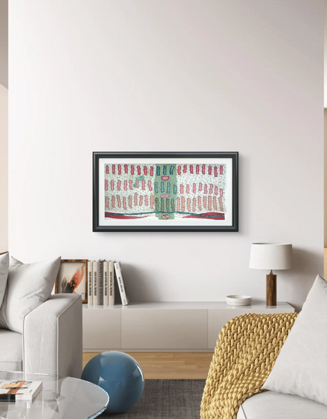 Barbara Beck 2006 Abstract Watercolor Painting on Paper