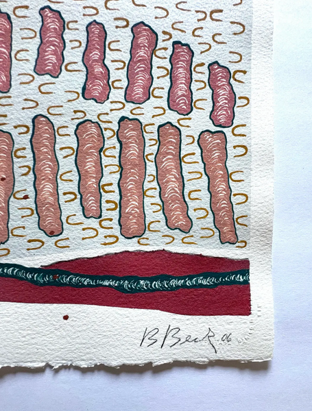 Barbara Beck 2006 Abstract Watercolor Painting on Paper