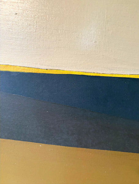 Barbara Beck 1966 Abstract Oil Painting on Canvas