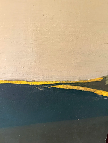 Barbara Beck 1966 Abstract Oil Painting on Canvas