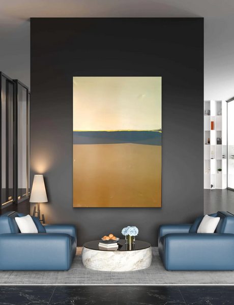 Barbara Beck 1966 Abstract Oil Painting on Canvas