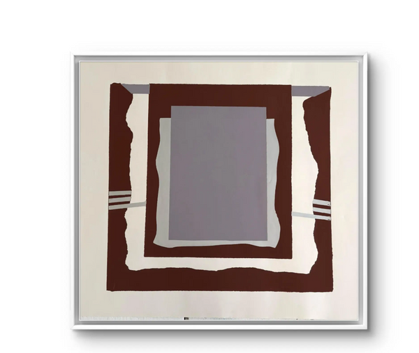 Barbara Beck Mid Century Modern Screen Print on Paper