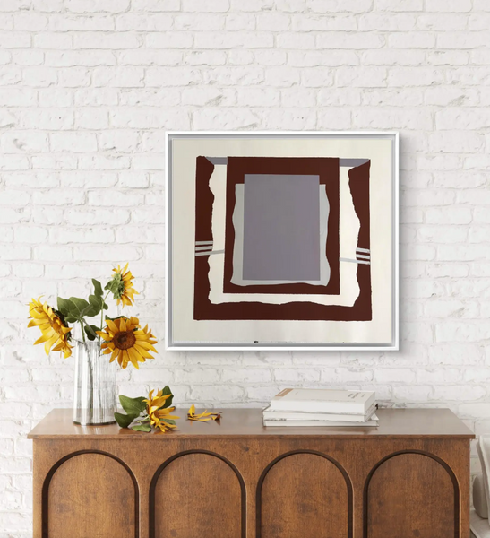 Barbara Beck Mid Century Modern Screen Print on Paper