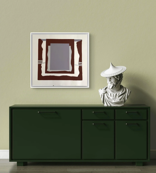 Barbara Beck Mid Century Modern Screen Print on Paper