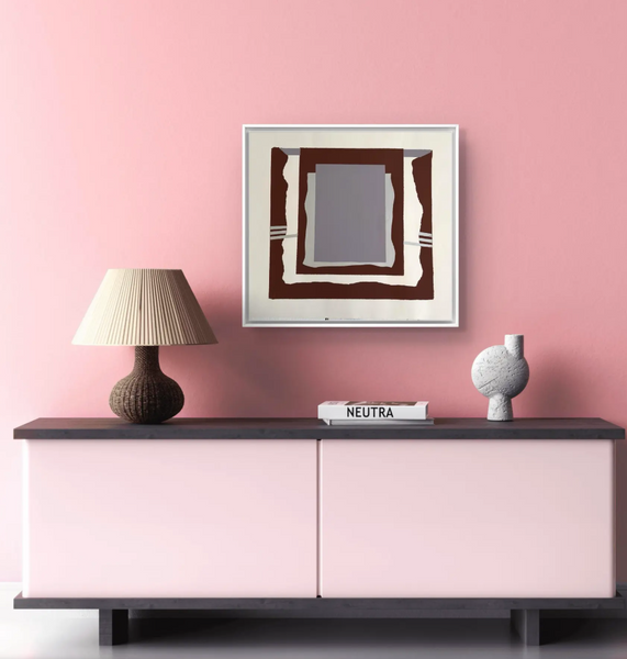 Barbara Beck Mid Century Modern Screen Print on Paper