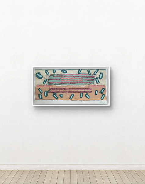 Barbara Beck 2006 Abstract Watercolor Painting on Paper