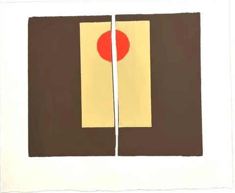 Barbara Beck 1969 Screen Print on Paper - Unsigned