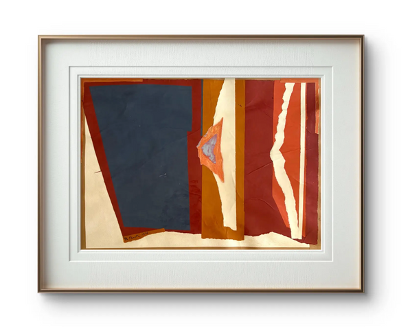 Barbara Beck 1974 Paper Collage