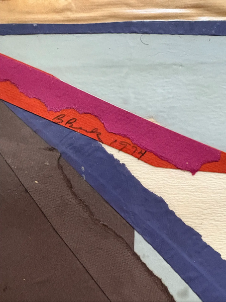 Barbara Beck 1974 Paper Collage