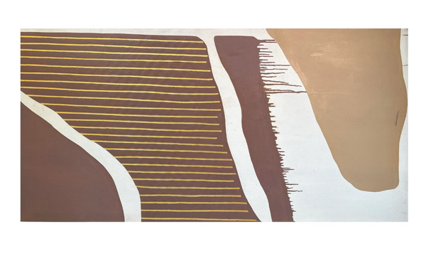 Barbara Beck Large Scale Abstract Oil Painting on Canvas