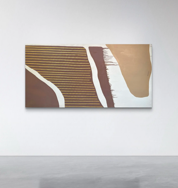 Barbara Beck Large Scale Abstract Oil Painting on Canvas