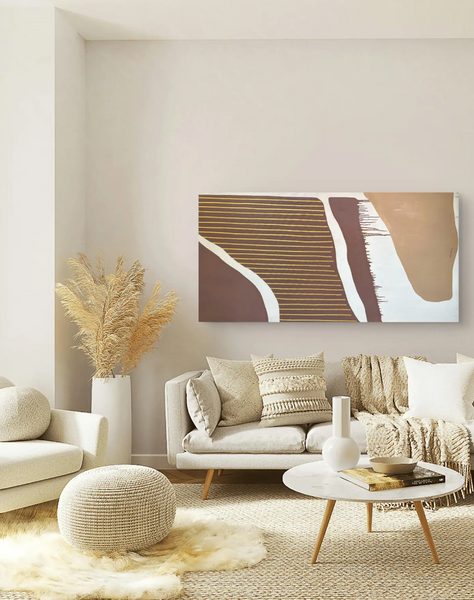 Barbara Beck Large Scale Abstract Oil Painting on Canvas