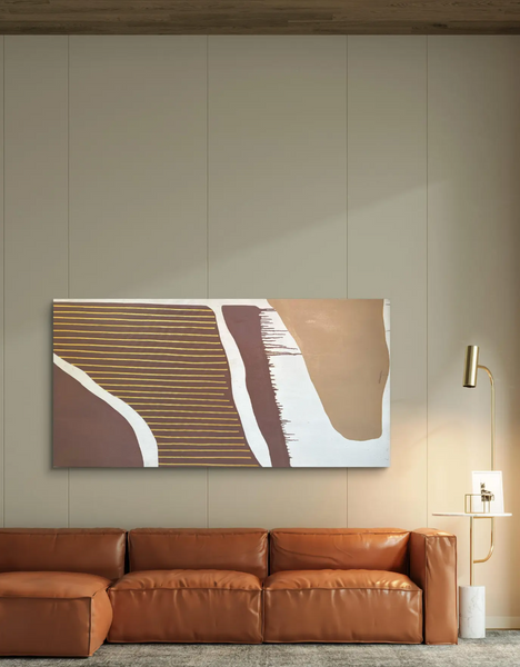 Barbara Beck Large Scale Abstract Oil Painting on Canvas