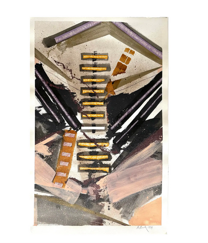 Barbara Beck 1994 Painting on Paper - Signed and Dated