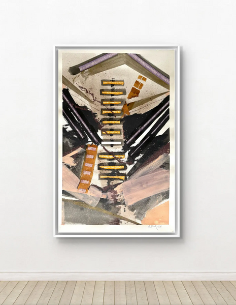 Barbara Beck 1994 Painting on Paper - Signed and Dated