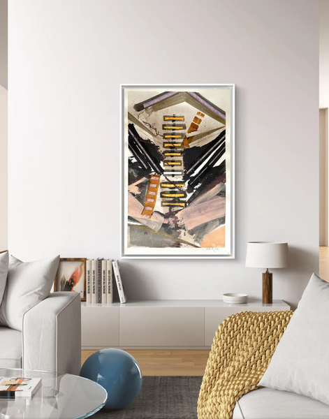 Barbara Beck 1994 Painting on Paper - Signed and Dated