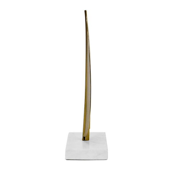 Blade Brass Leaf Sculpture