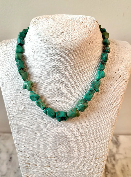 Vintage American Turquoise Beaded Necklace