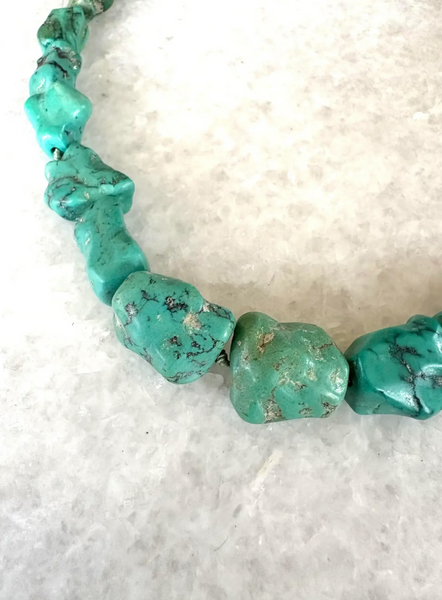Vintage American Turquoise Beaded Necklace