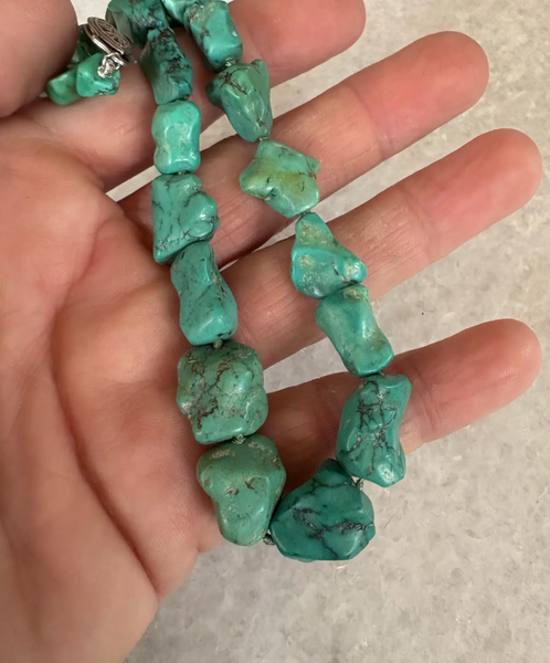 Vintage American Turquoise Beaded Necklace