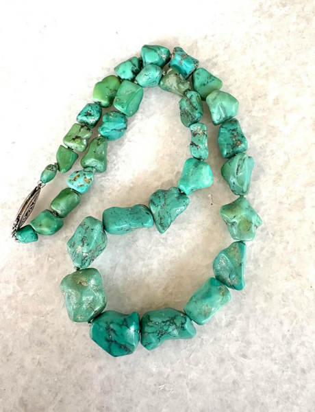 Vintage American Turquoise Beaded Necklace