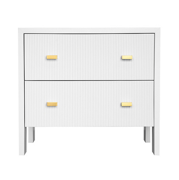 Andre Two Drawer Side Table - Three Finish Options