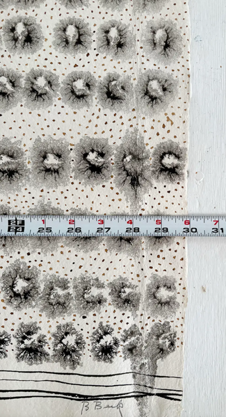 Barbara Beck 1970s Abstract Watercolor Painting on Paper