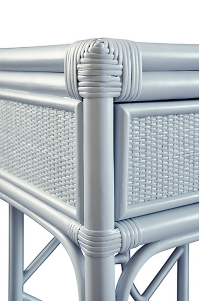 Gideon Light Blue Two Drawer Console Table