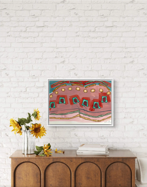 Barbara Beck 2002 Abstract Painting on Paper