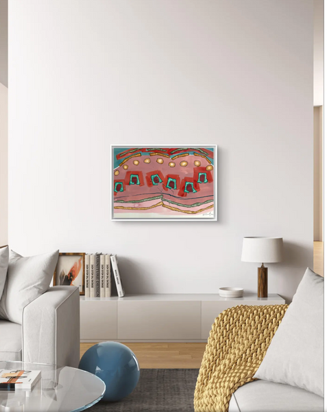 Barbara Beck 2002 Abstract Painting on Paper