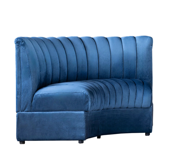 Estelle Navy Modular Sofa - Straight, Corner, or Outside Corner