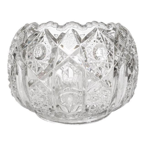 Vintage Semi-Sphere Pressed Glass Bowl - Matthew Izzo Home