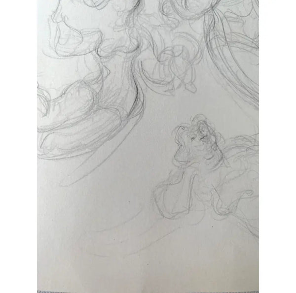 Original Pencil Drawing by Chaim Gross