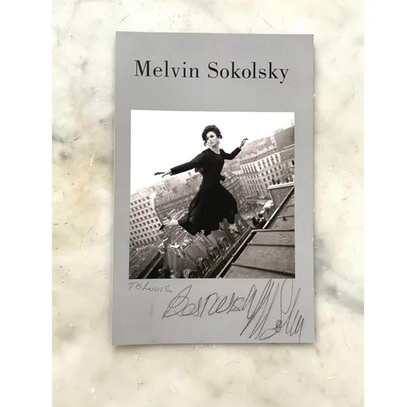 Melvin Sokolsky Signed Exhibition Card