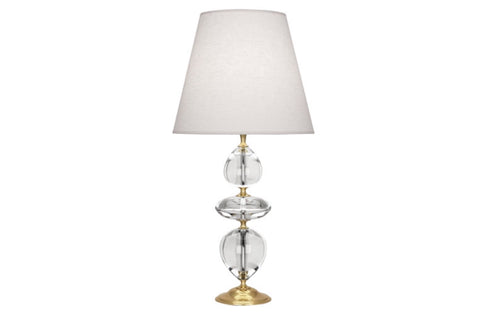 Williamsburg Orlando Brass/Linen Table Lamp - Matthew Izzo Home