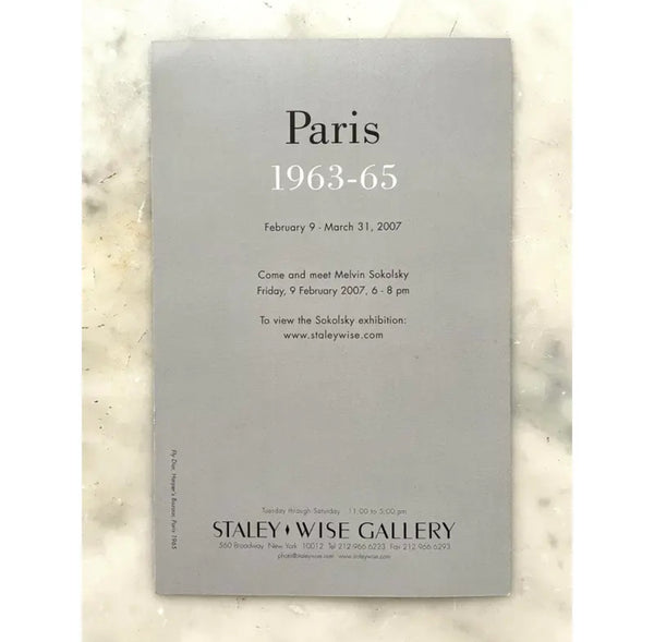 Melvin Sokolsky Signed Exhibition Card