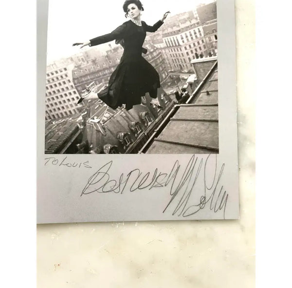 Melvin Sokolsky Signed Exhibition Card