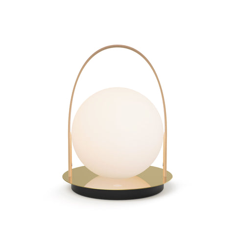 Pablo Designs Bola Disc Lantern in Brass - Matthew Izzo Home