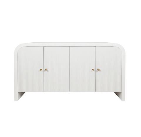 Worlds Away Belmont Buffet White - Matthew Izzo Home