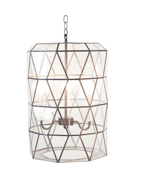 Moderna Three Light Chandelier
