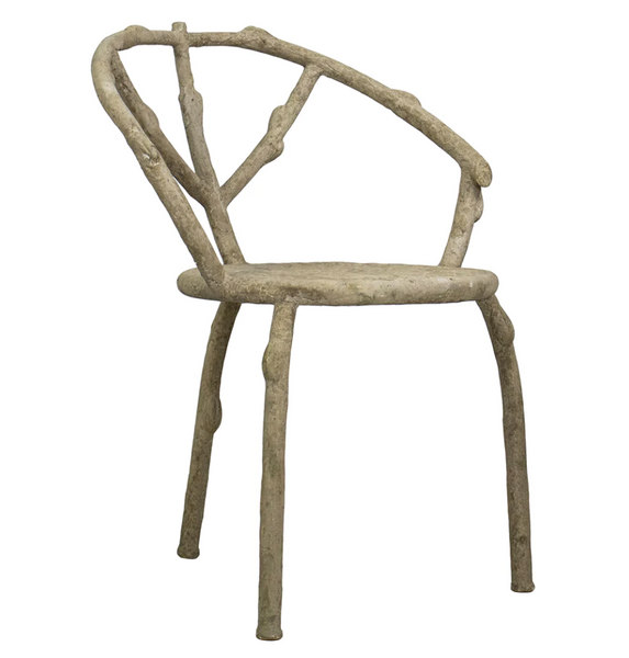 Faux Bois Three Legged Chair - Matthew Izzo Collection