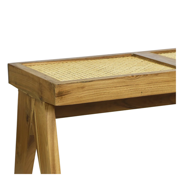 Nimes Rattan Bench - Matthew Izzo Collection