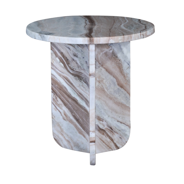 Genoa Marble Side Table - Matthew Izzo Collection